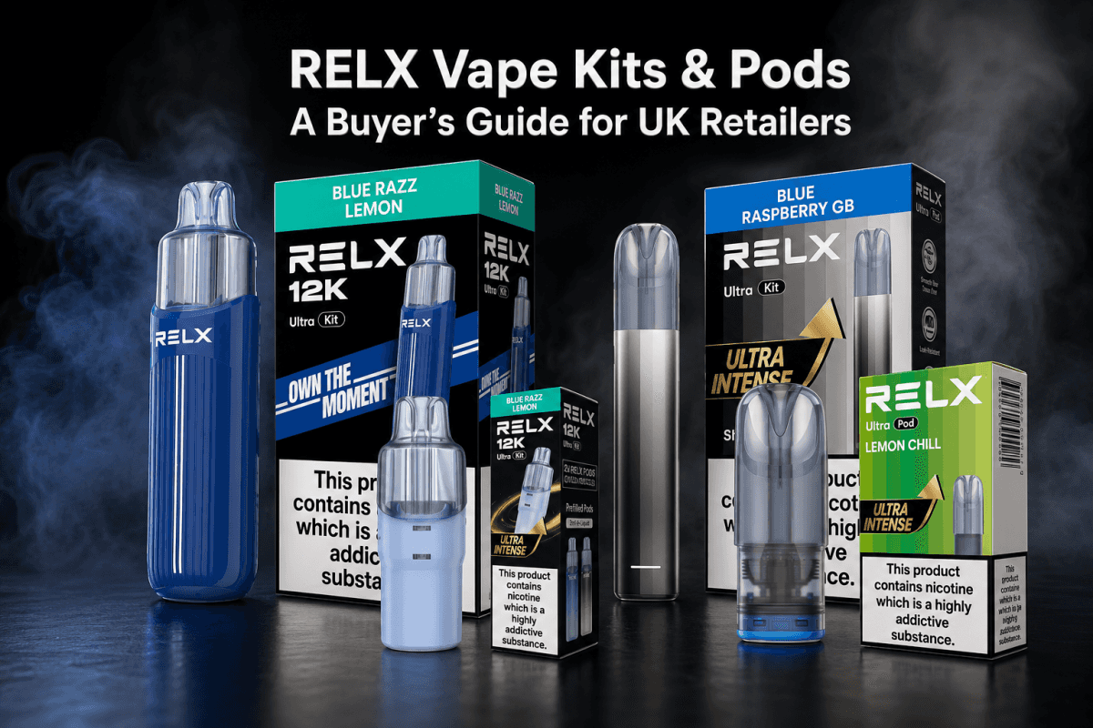 RELX Vape Kits & Pods: A Buyer's Guide for UK Retailers