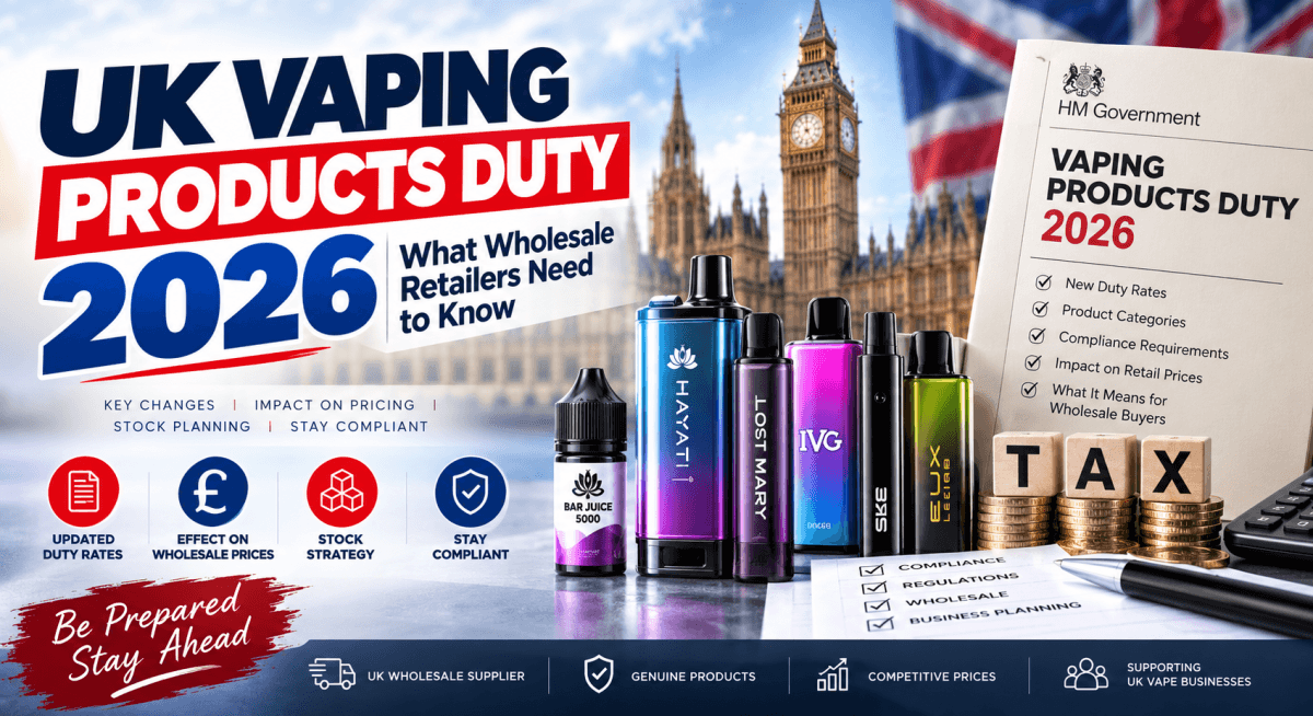 UK Vaping Products Duty 2026 Wholesale
