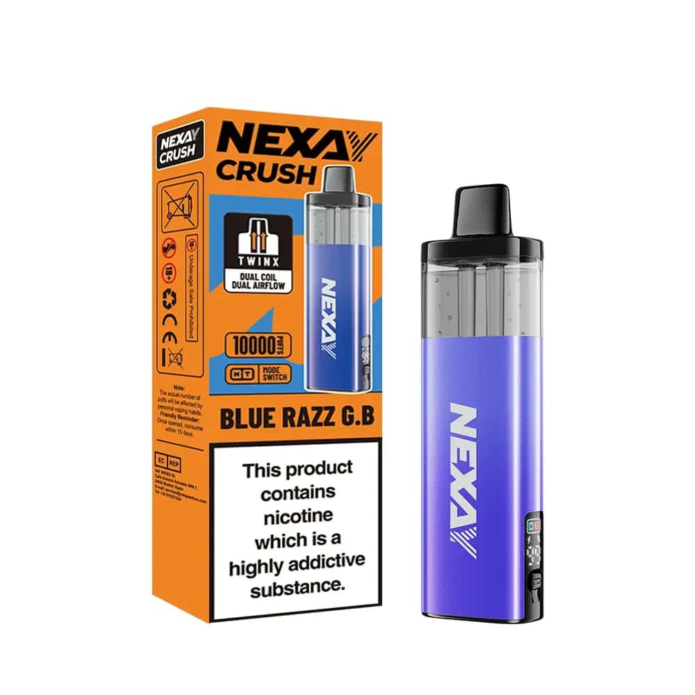 Nexay Crush 10k Pod Vape Kit Box of 5