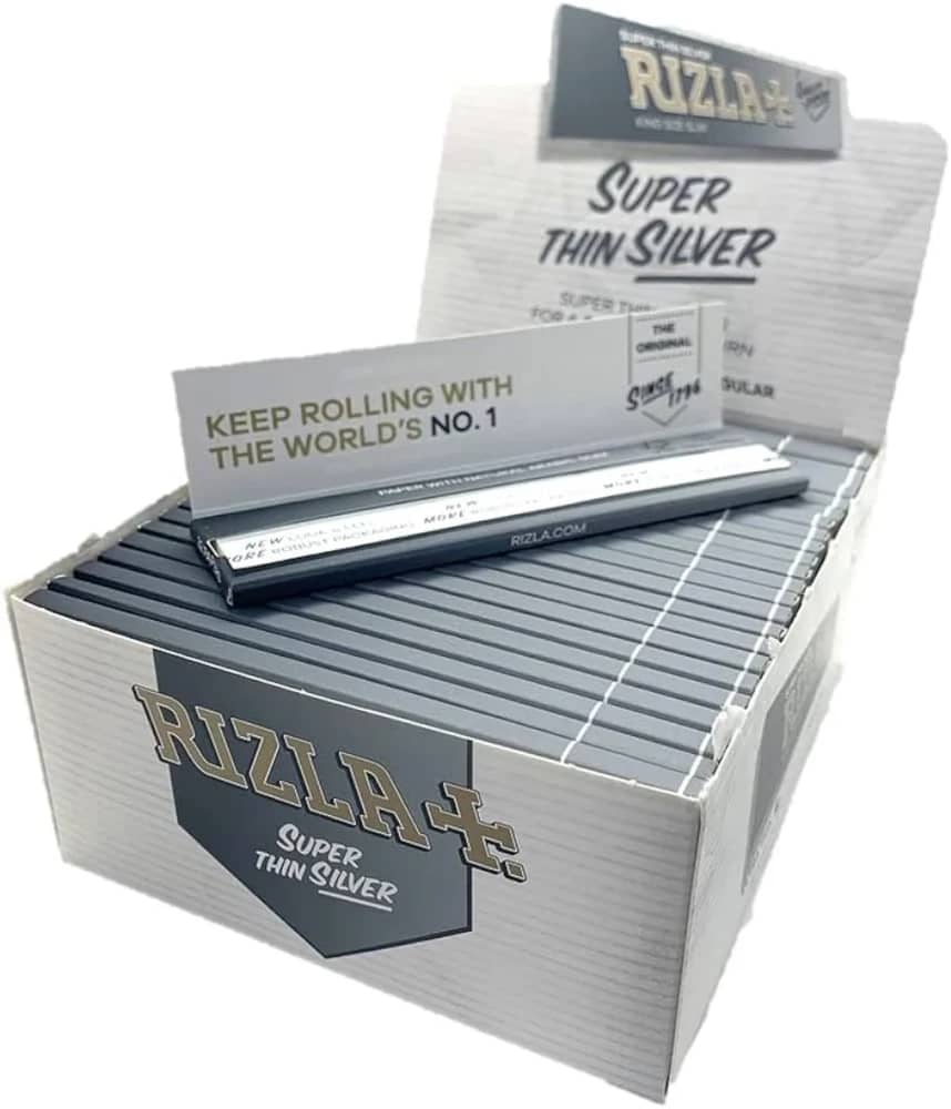 Rizla Silver King Size Slim - (50 Booklets)
