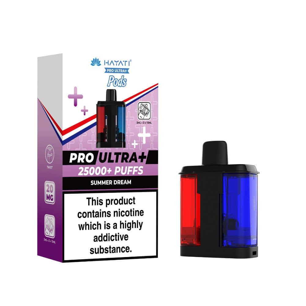 Hayati Pro Ultra Plus 25K Pods Pack of 5 Summer Dream