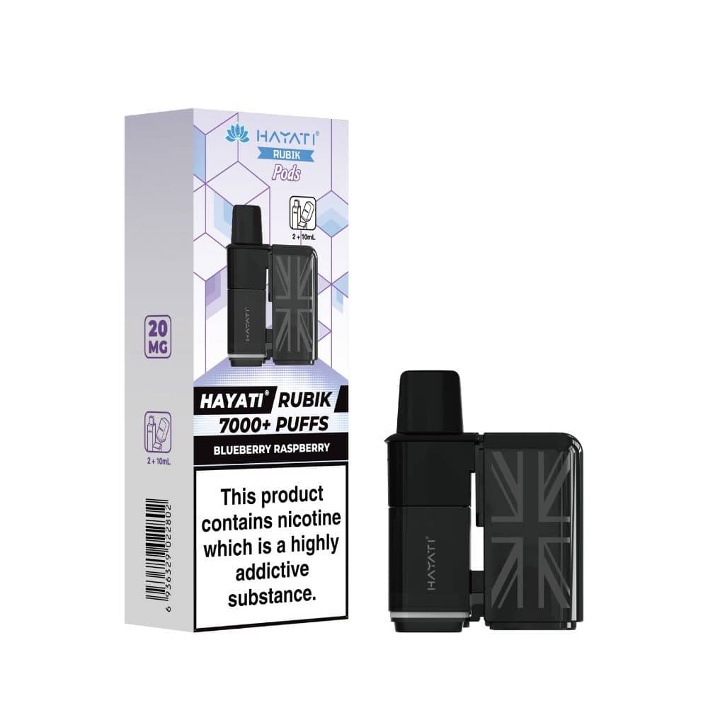 Hayati Rubik 7000 Pods Pack of 5 Blueberry Raspberry