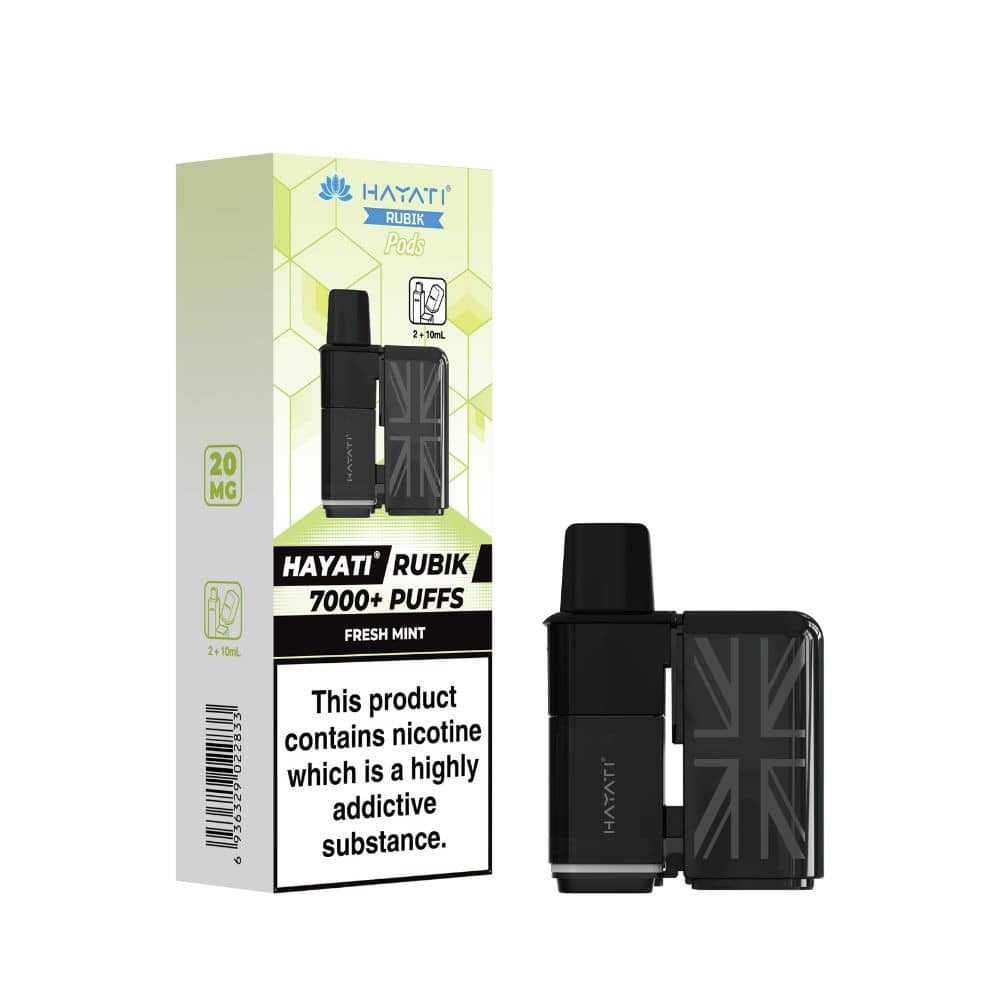 Hayati Rubik 7000 Pods Pack of 5 Fresh Mint
