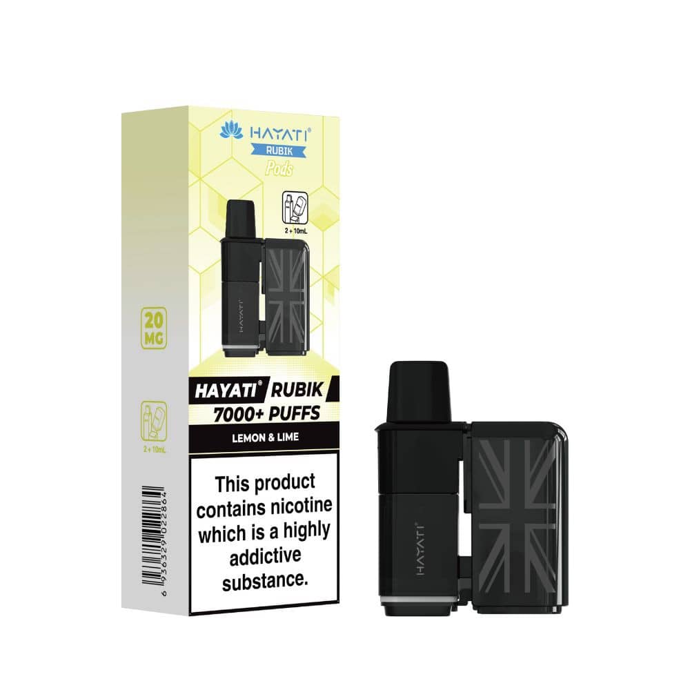 Hayati Rubik 7000 Pods Pack of 5 Lemon & Lime