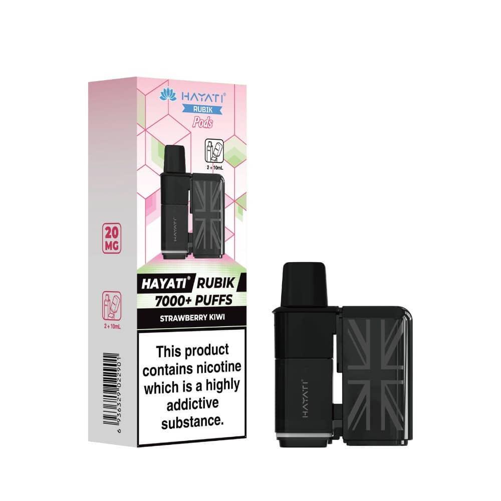 Hayati Rubik 7000 Pods Pack of 5 Strawberry Kiwi