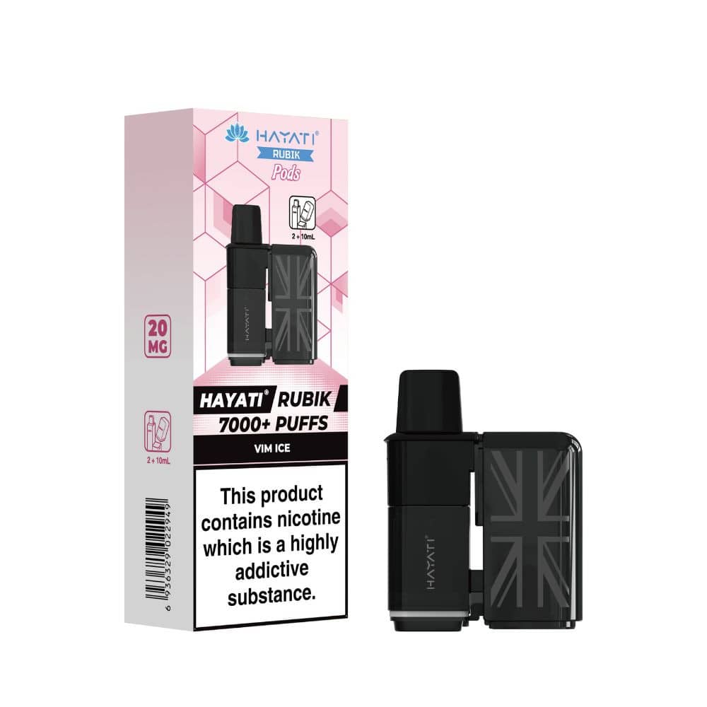 Hayati Rubik 7000 Pods Pack of 5 Vim Ice