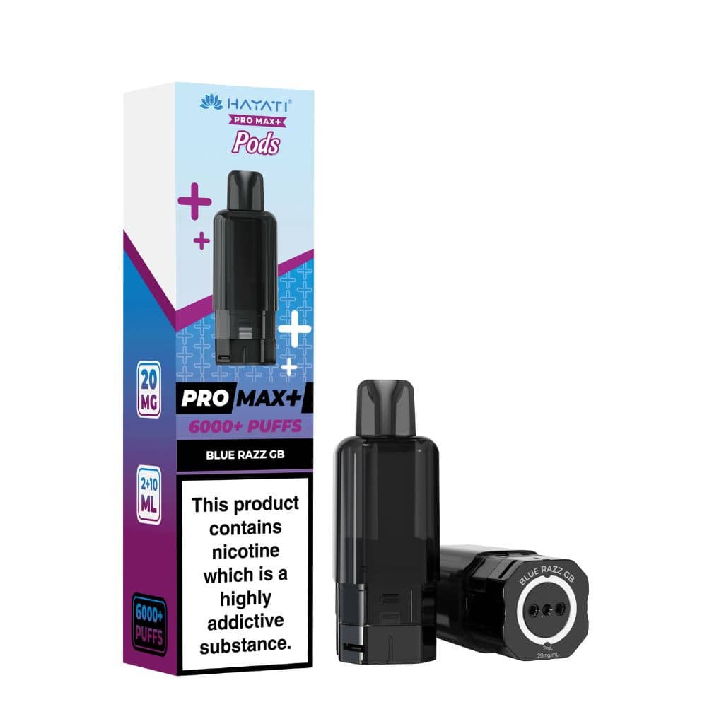 Hayati Pro Max Plus 6000 Pods Pack of 5 Blue Razz GB