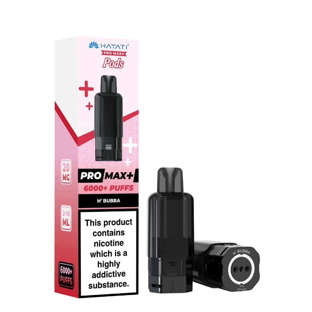 Hayati Pro Max Plus 6000 Pods Pack of 5 H' Bubba