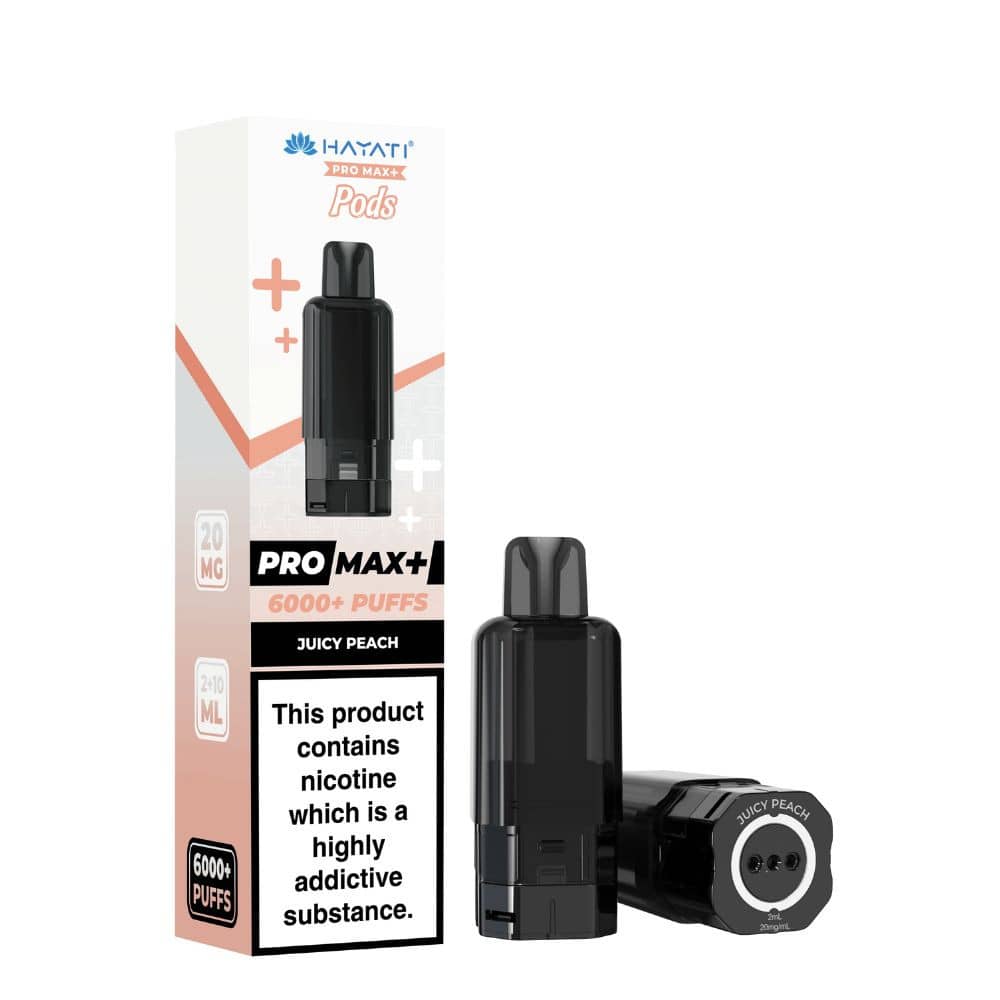 Hayati Pro Max Plus 6000 Pods Pack of 5 Juicy Peach