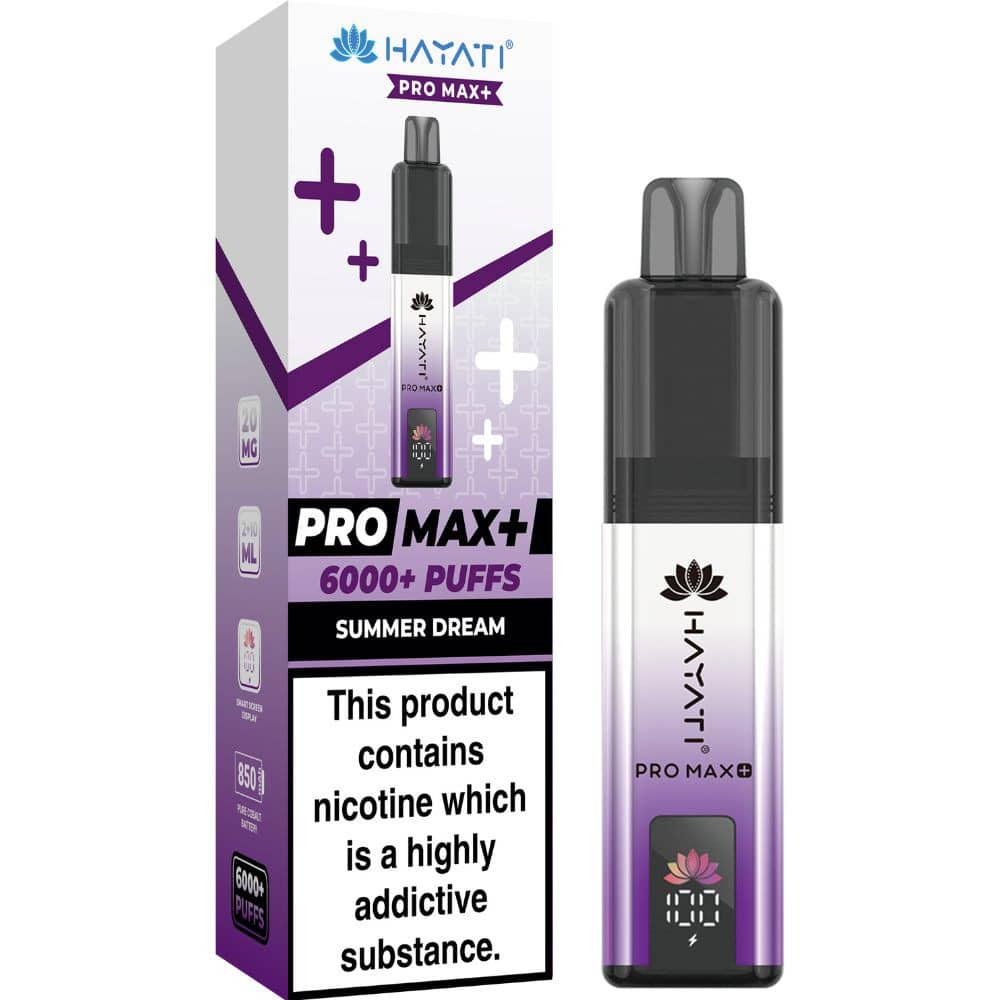Hayati Pro Max Plus 6000 Vape Kit Box of 5 Summer Dream