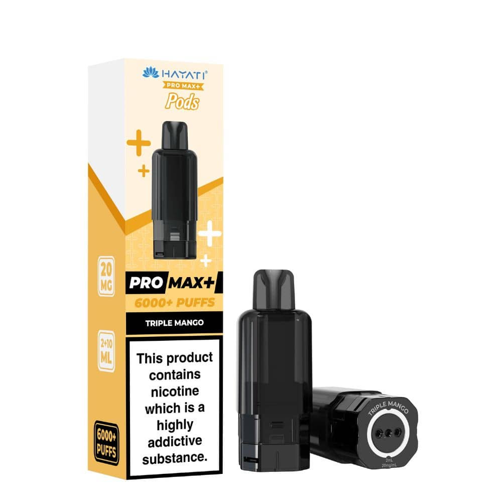 Hayati Pro Max Plus 6000 Pods Pack of 5 Triple Mango