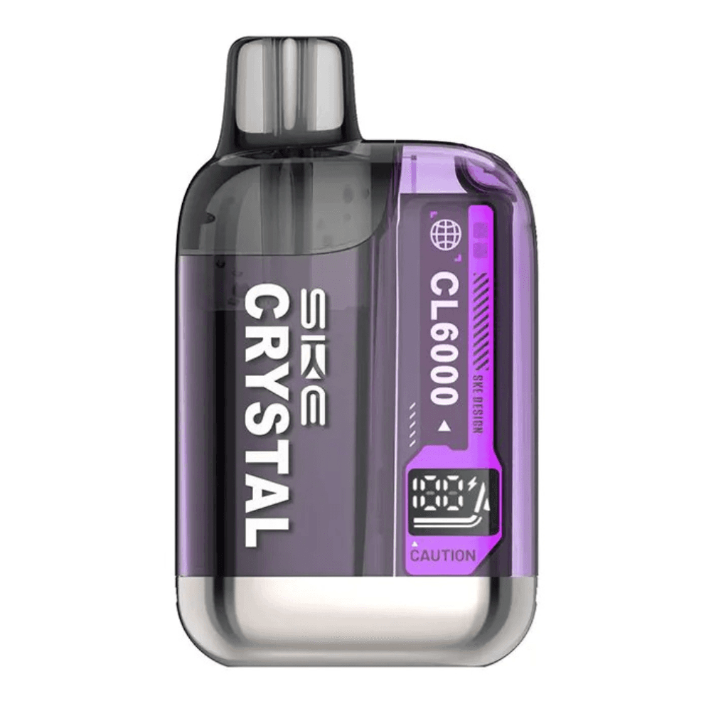 Ske Crystal CL6000 Vape Kit Box of 5 Blueberry Raspberries
