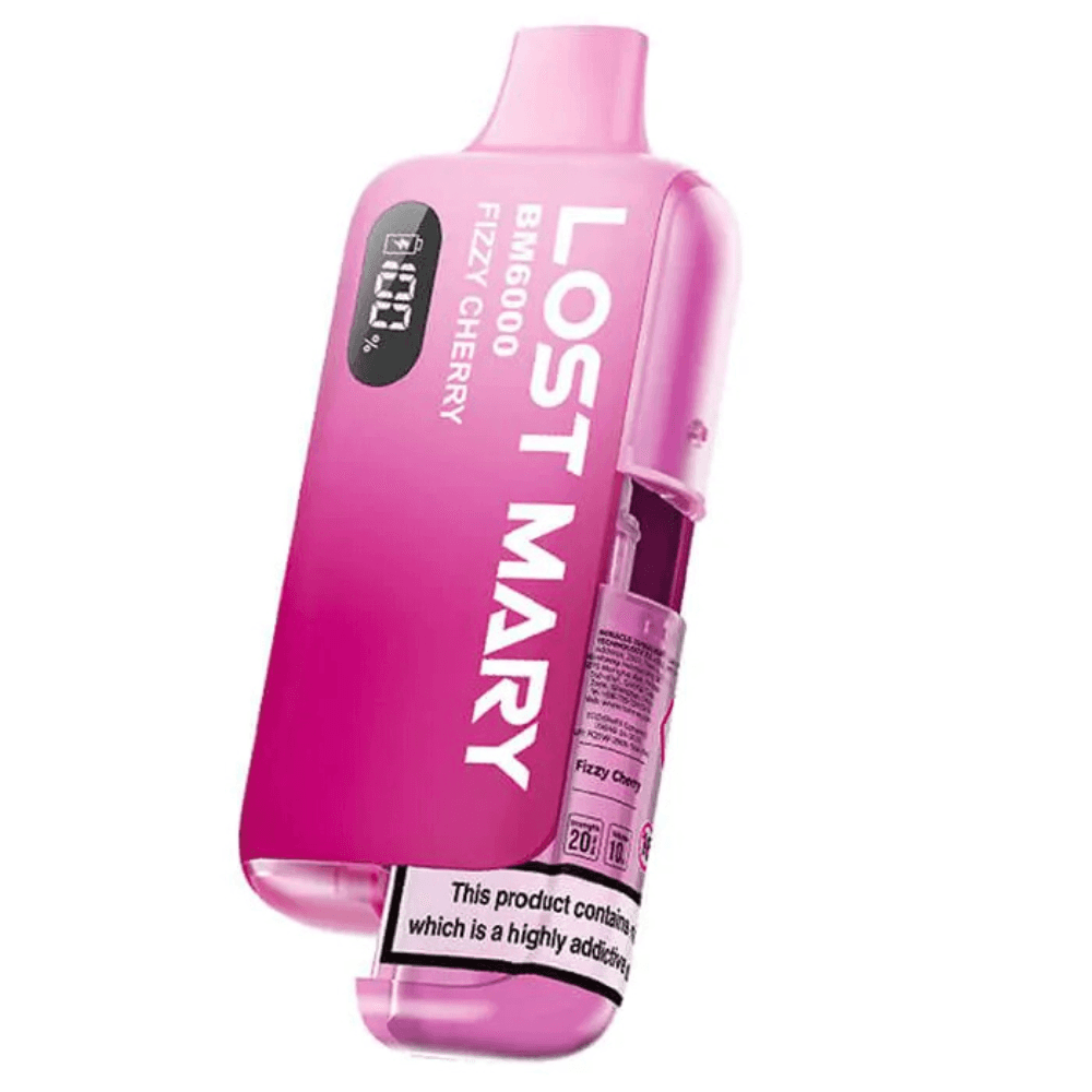 Lost Mary Bm6000 Vape Kit Box of 5 Fizzy Cherry