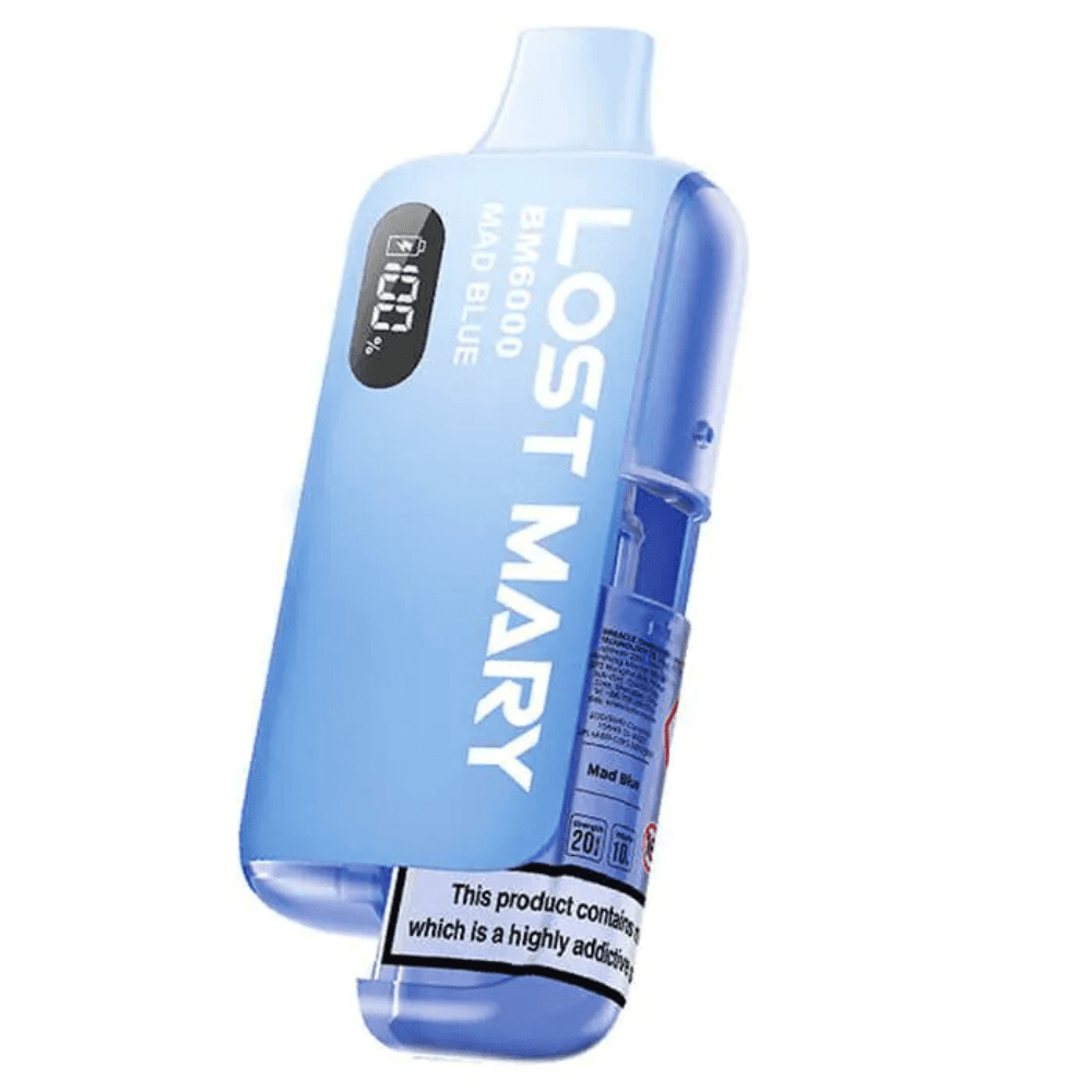 Lost Mary Bm6000 Vape Kit Box of 5 Mad Blue
