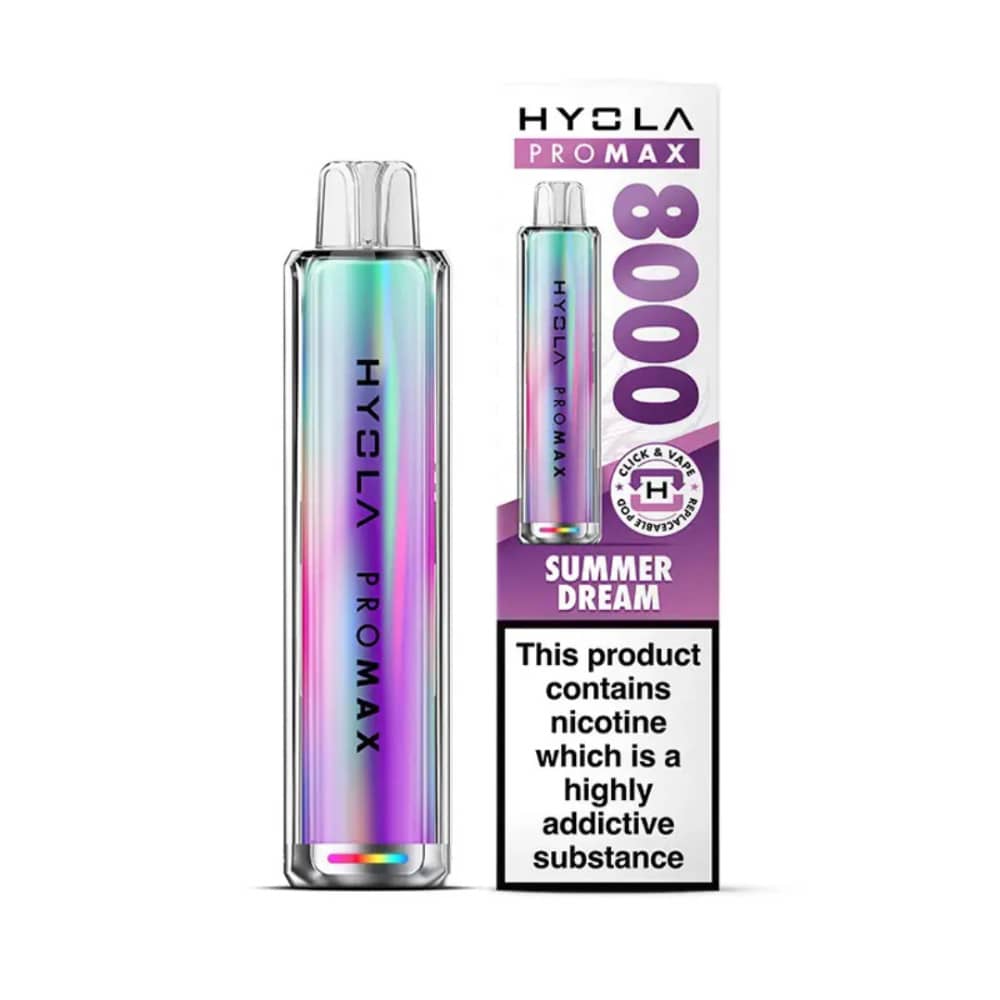 Hyola Pro Max 8000 Vape Kit Box of 5 Summer Dream