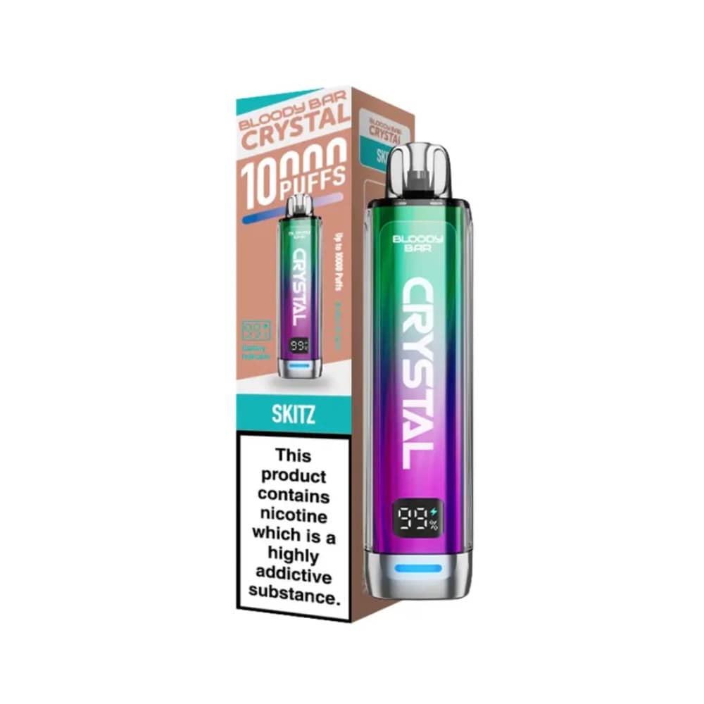 Bloody Bar Crystal 10k Vape Kit Box of 5 Skitz