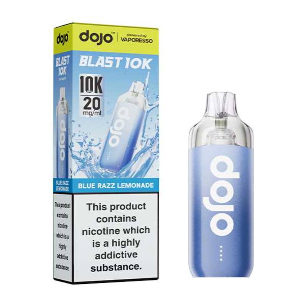 Vaporesso Dojo Blast 10k Vape Kit Box of 5 Blue Razz Lemonade