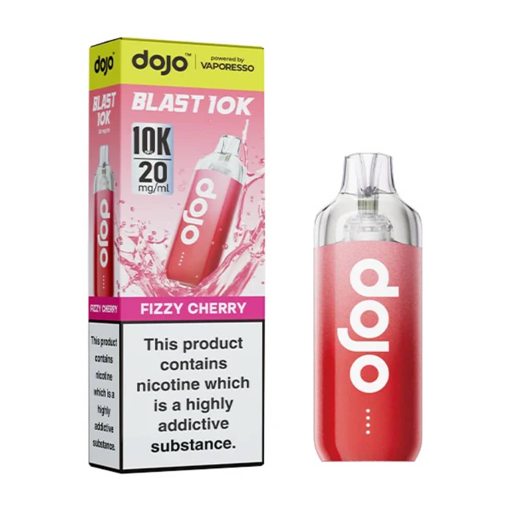 Vaporesso Dojo Blast 10k Vape Kit Box of 5 Fizzy Cherry
