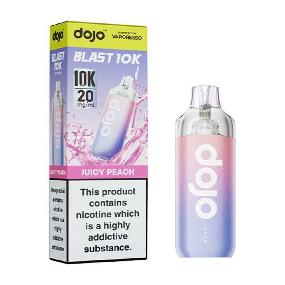 Vaporesso Dojo Blast 10k Vape Kit Box of 5 Juicy Peach