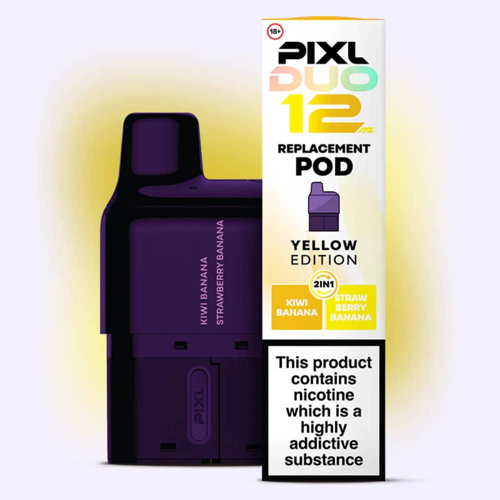 PIXL Duo 10k Pods Pack of 5 Yellow Edition