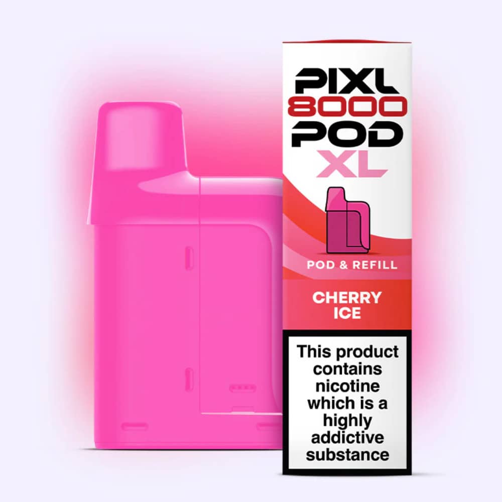 Pixl 8000 Prefilled Pods Pack of 5 Cherry Ice