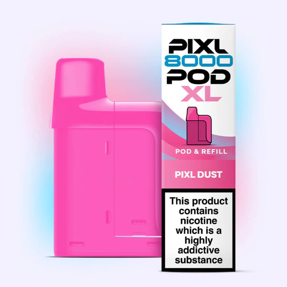 Pixl 8000 Prefilled Pods Pack of 5 Pixl Dust