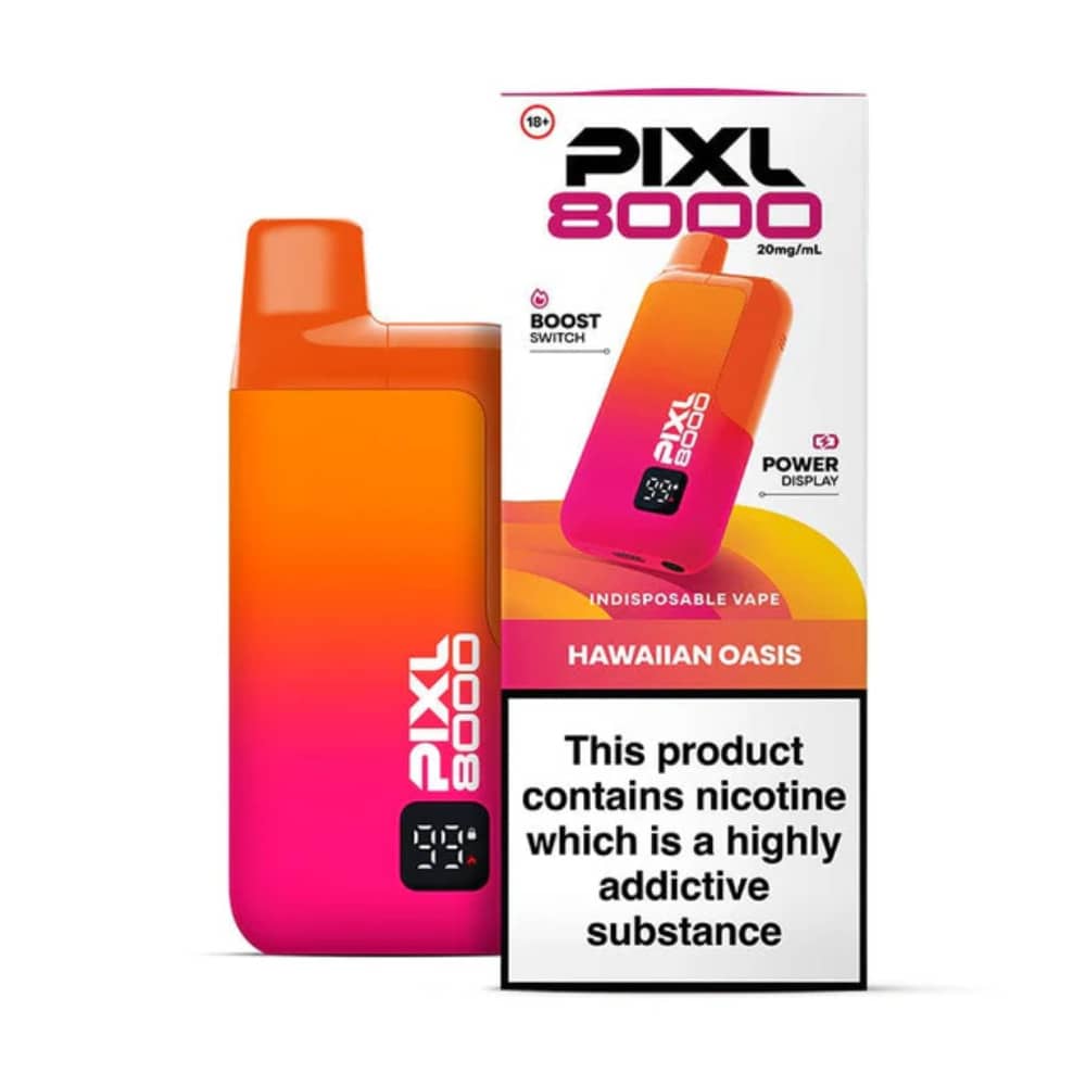Pixl 8000 Prefilled Vape Kit Box of 5 Hawaiian Oasis