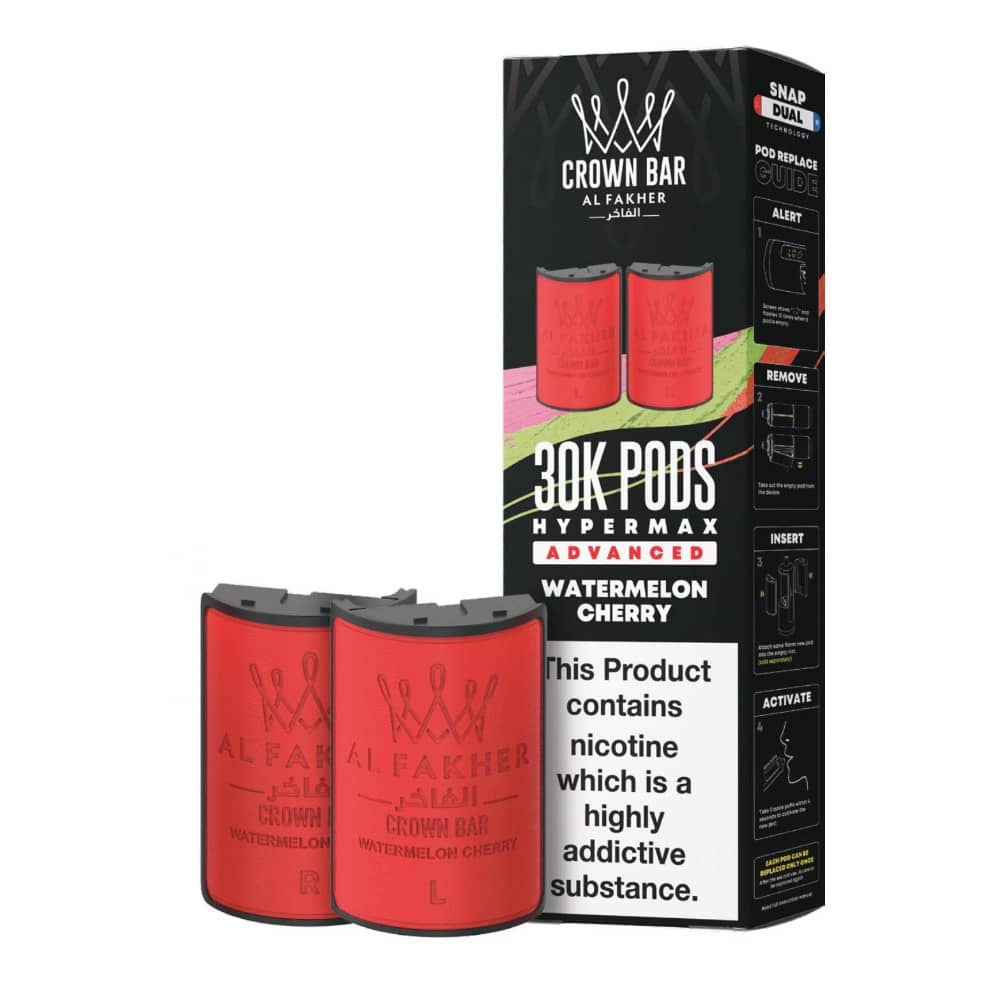 Al Fakher 30k Hypermax Pods Pack of 5 Watermelon Cherry
