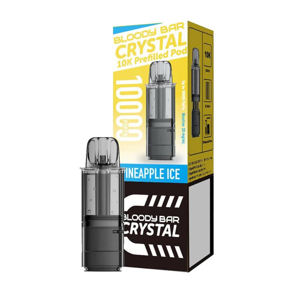Bloody Bar Crystal 10k Pods Pack of 5 Pineapple Ice
