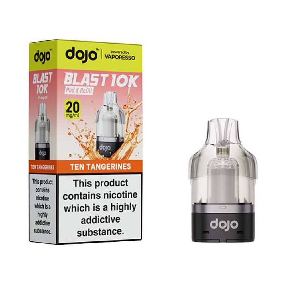 Vaporesso Dojo Blast 10K Pods Pack of 5 Ten Tangerines