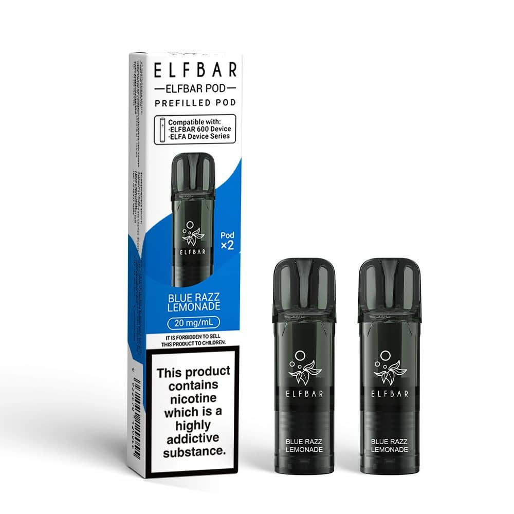 Elf Bar 600 Pods Pack of 10 Blue Razz Lemonade