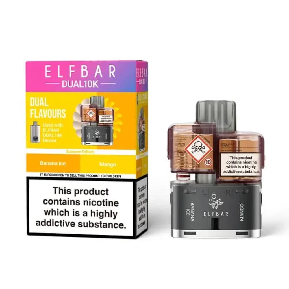Elf Bar Dual 10k Pods Pack of 5 Summer Edition