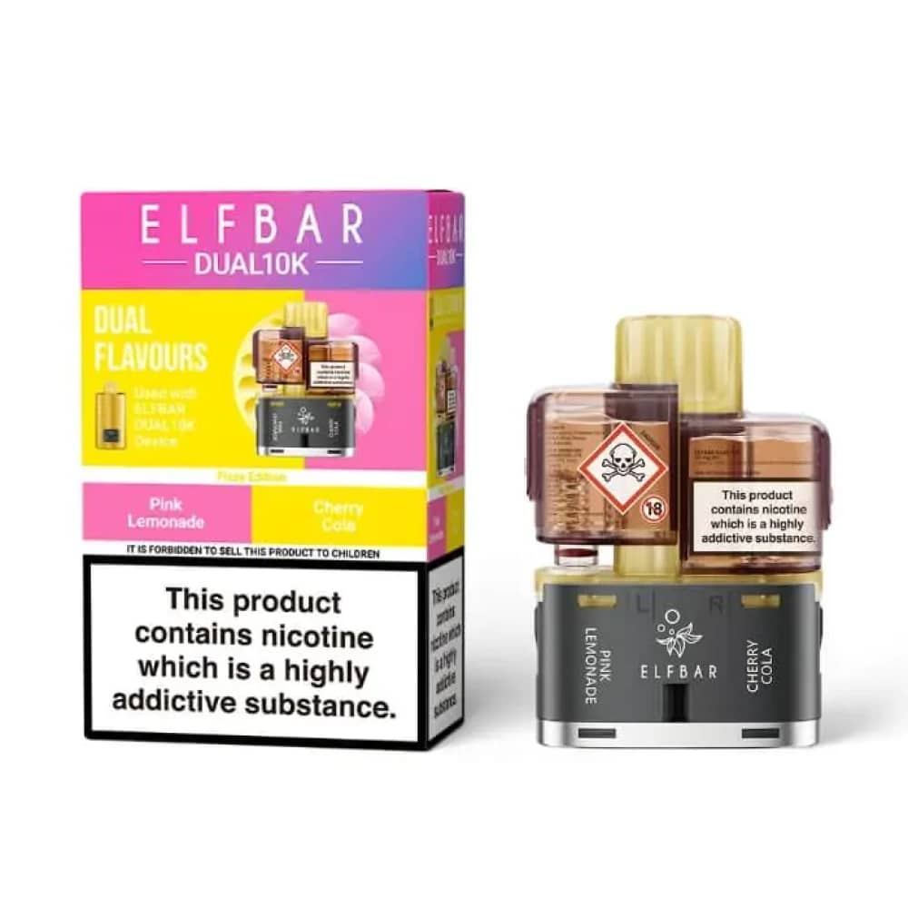 Elf Bar Dual 10k Pods Pack of 5 Fizzy Edition