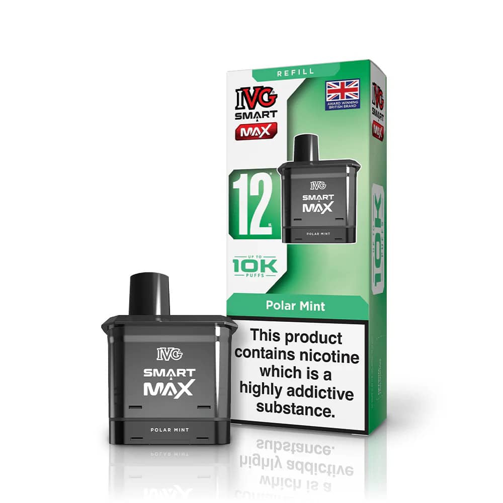 IVG Smart Max 10k Pods Pack of 5 | Refill Containers Polar Mint