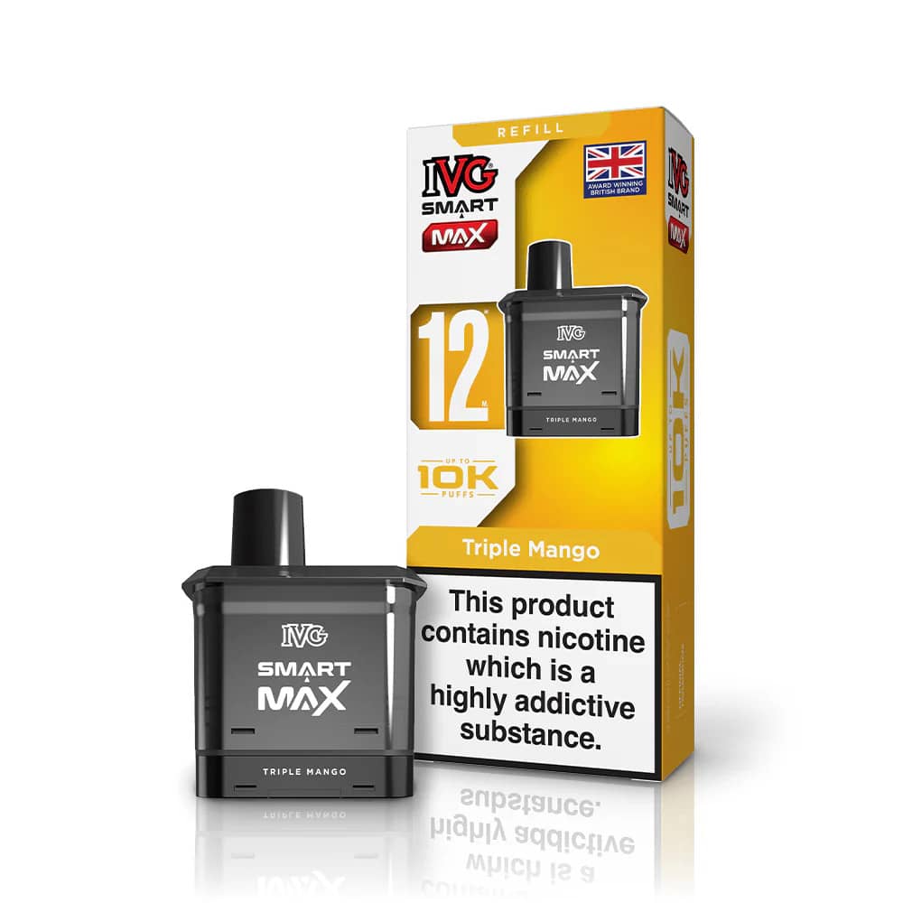 IVG Smart Max 10k Pods Pack of 5 | Refill Containers Triple Mango
