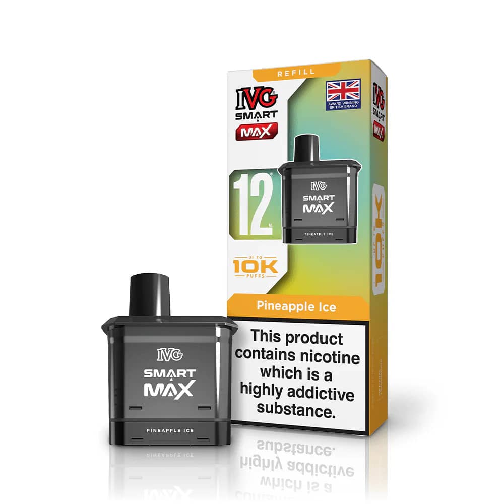 IVG Smart Max 10k Pods Pack of 5 | Refill Containers Pineapple Ice