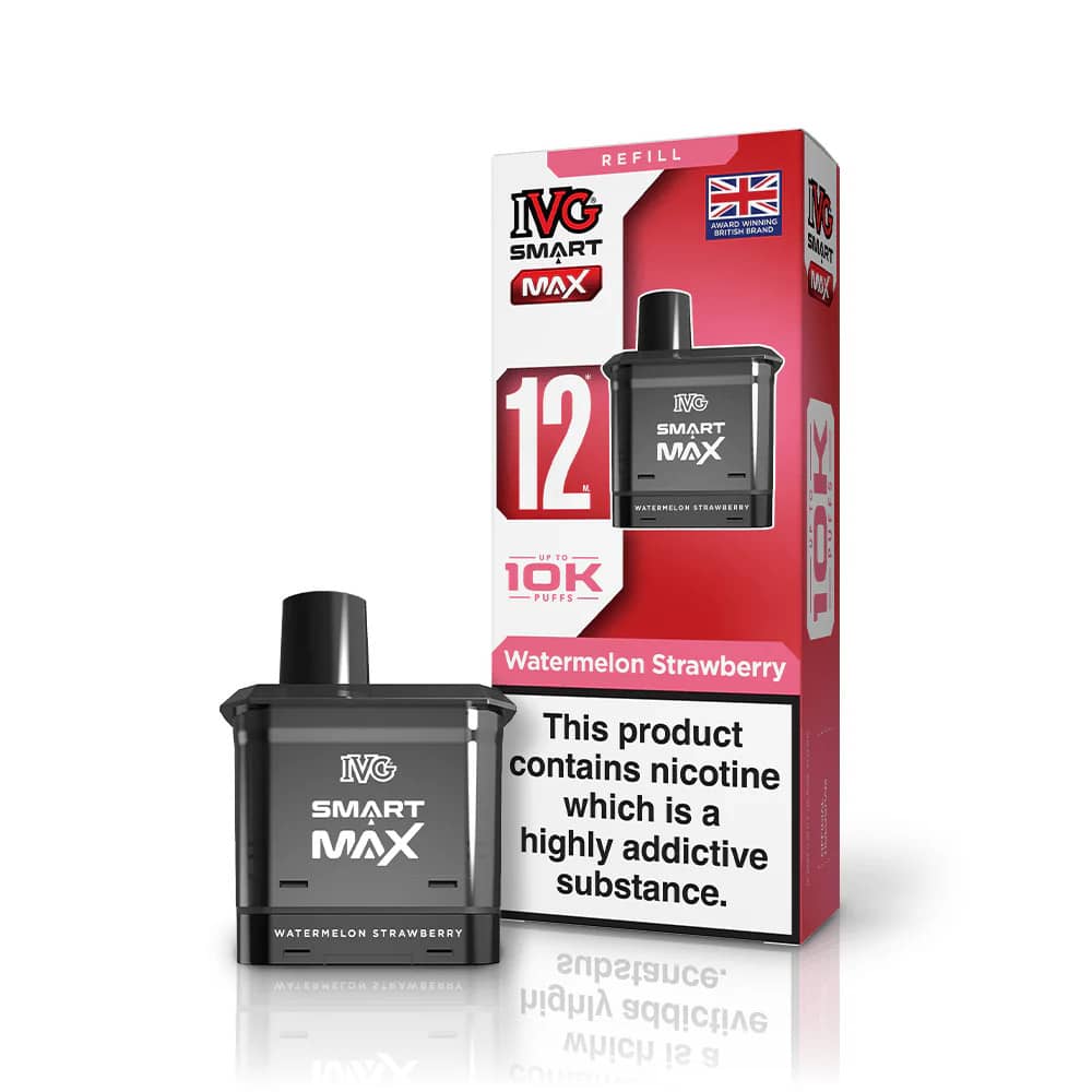 IVG Smart Max 10k Pods Pack of 5 | Refill Containers Watermelon Strawberry