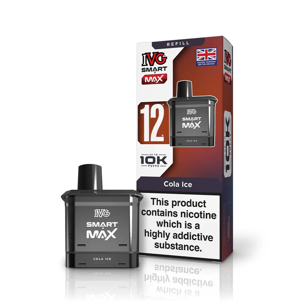 IVG Smart Max 10k Pods Pack of 5 | Refill Containers Cola Ice