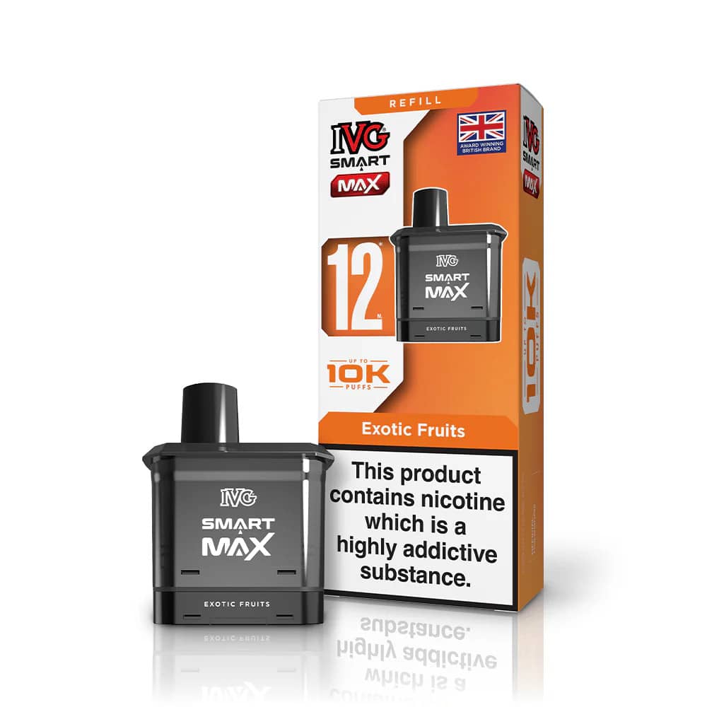 IVG Smart Max 10k Pods Pack of 5 | Refill Containers Exotic Fruits