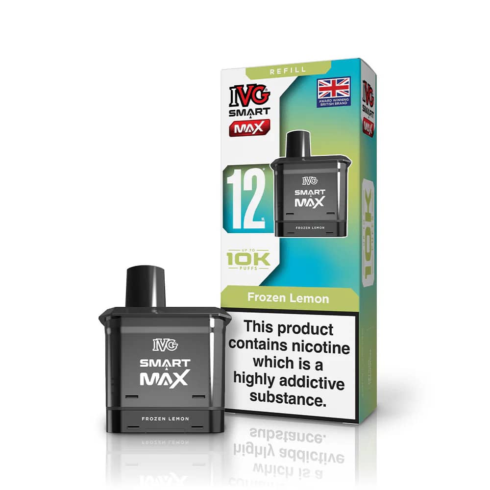 IVG Smart Max 10k Pods Pack of 5 | Refill Containers Frozen Lemon