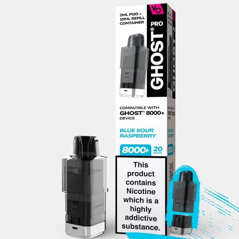 Ghost Pro 8000 Pods Pack of 5 Blue Sour Raspberry