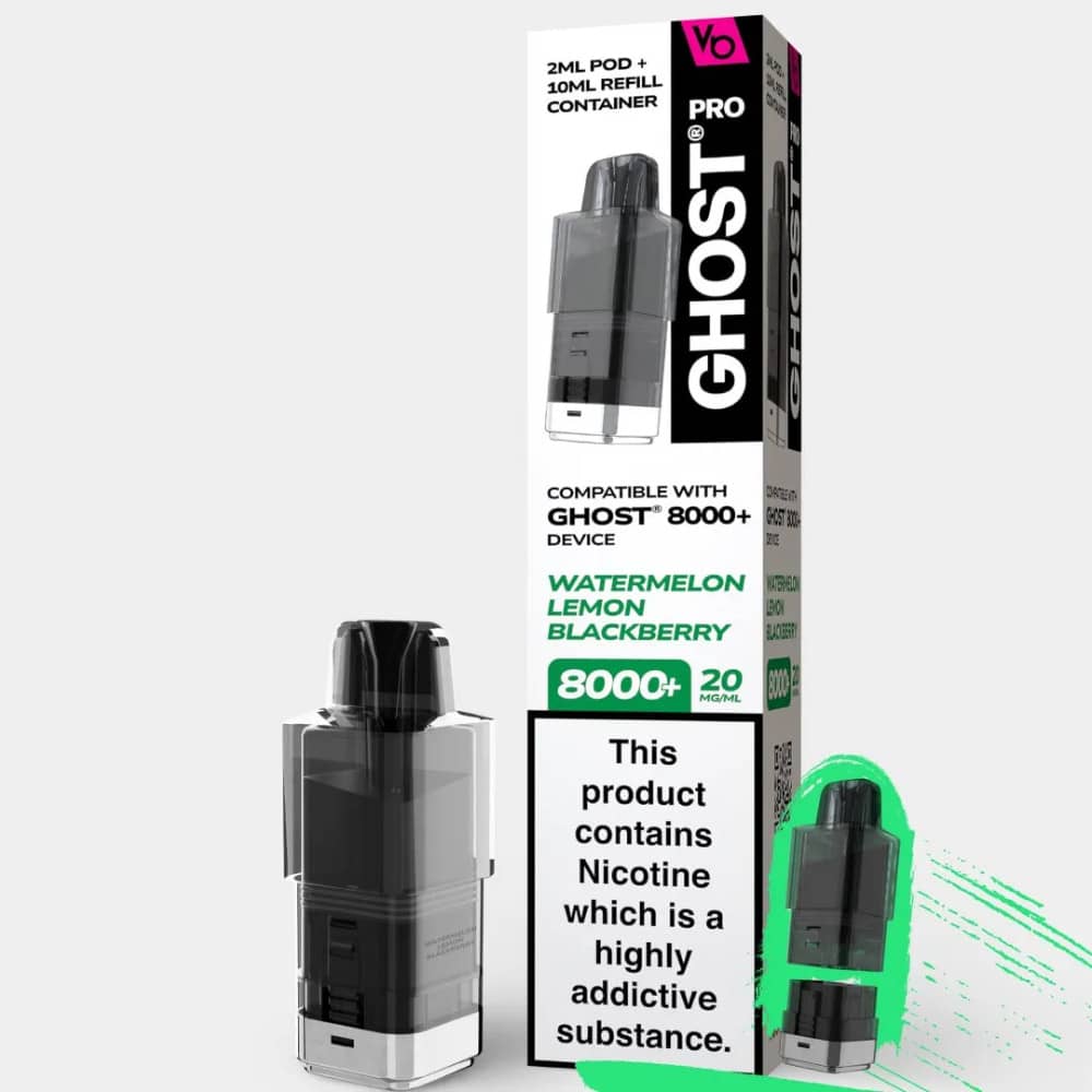 Ghost Pro 8000 Pods Pack of 5 Watermelon Lemon Blackberry