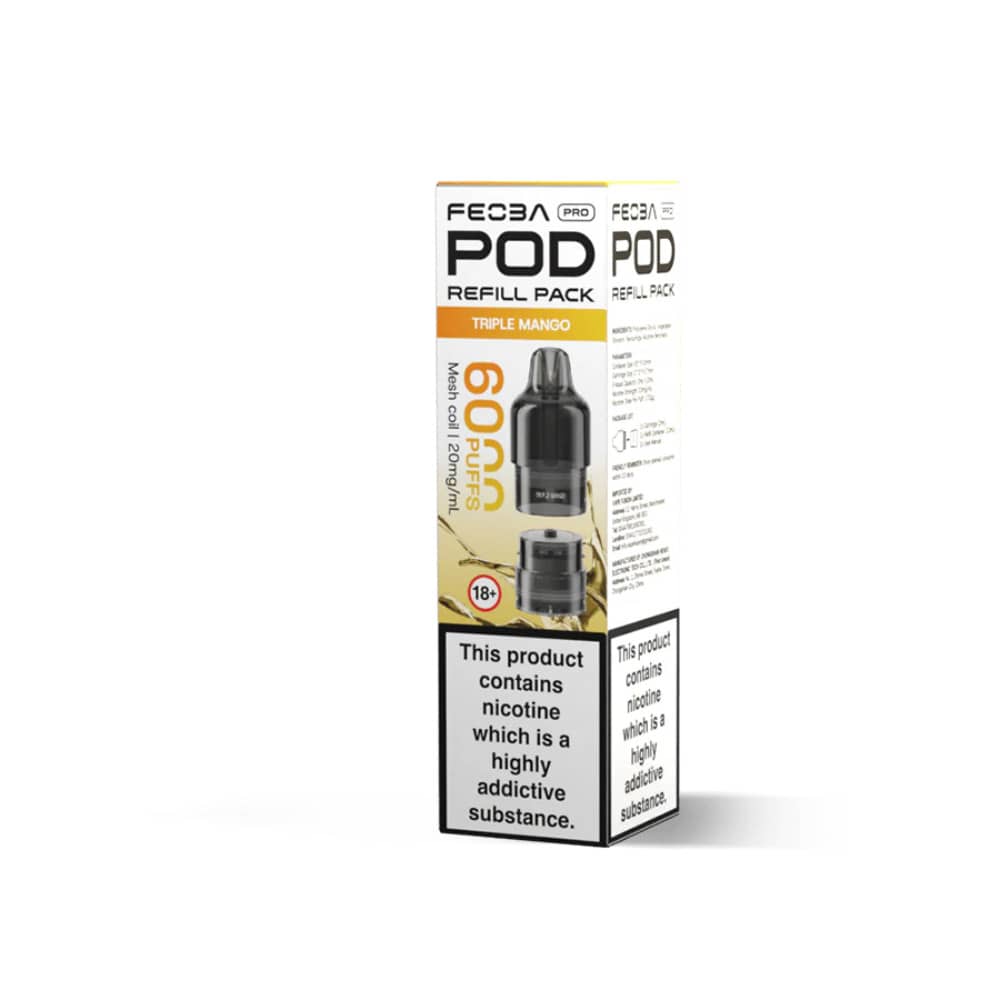 Feoba Pro Plus 6000 Pods Pack of 5 Triple Mango
