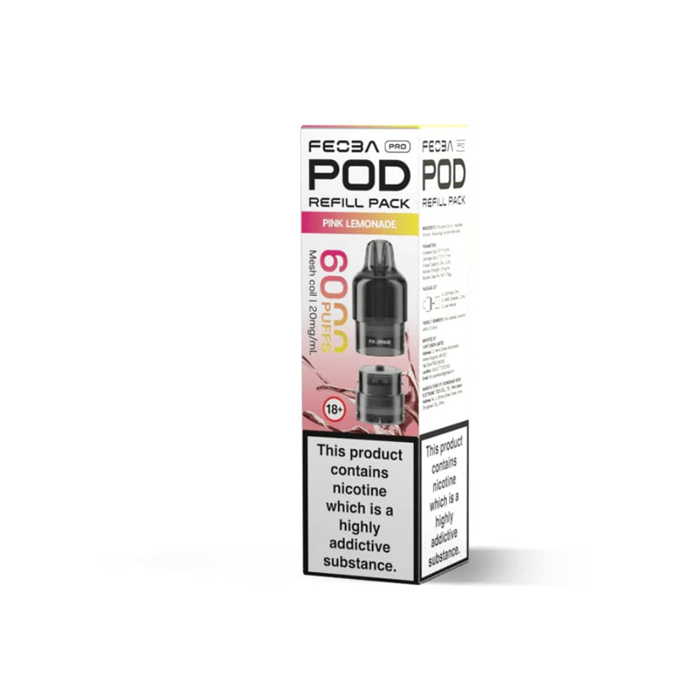 Feoba Pro Plus 6000 Pods Pack of 5 Pink Lemonade