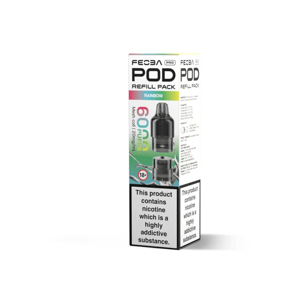 Feoba Pro Plus 6000 Pods Pack of 5 Rainbow