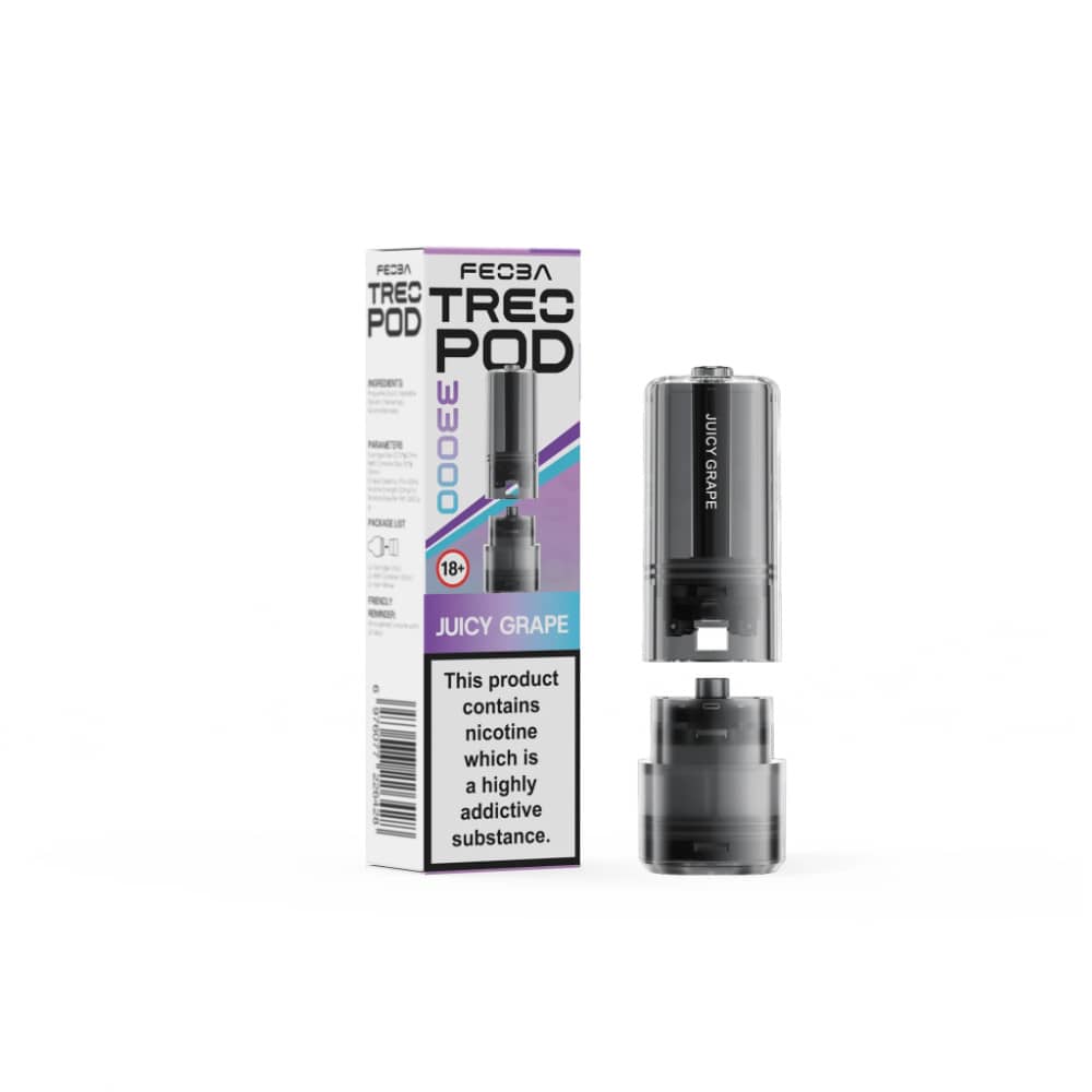 Feoba Treo 33k Pods Pack of 5 Juicy Grape