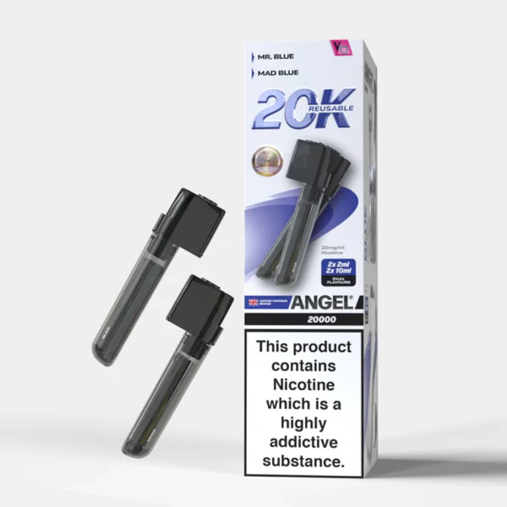 Vapes Bars Angel 20k Pods Pack of 10 Blue Edition