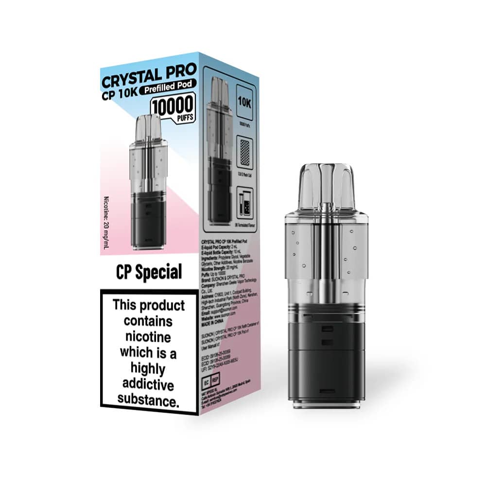 Crystal Pro CP 10k Pods Pack of 5 CP Special