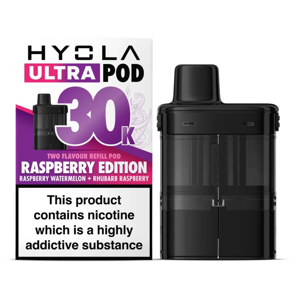 Hyola Ultra 30k Pods Pack of 5 Raspberry Edition