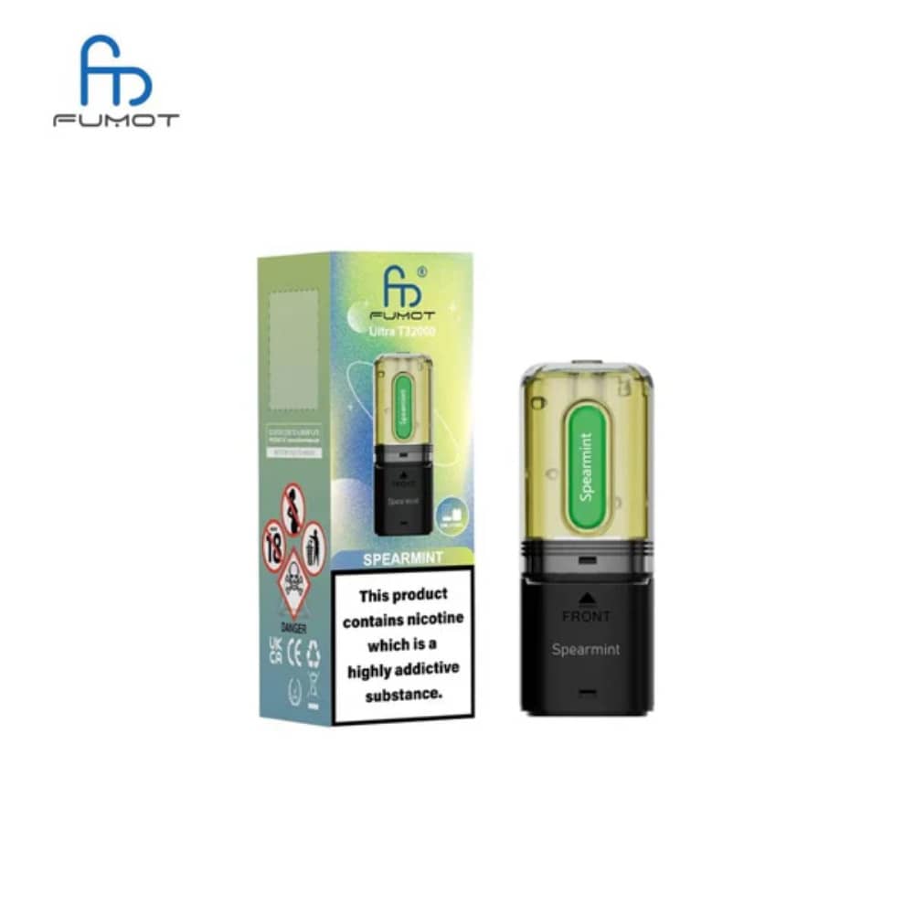 RandM Fumot T32000 Ultra Pods Pack of 5 Spearmint